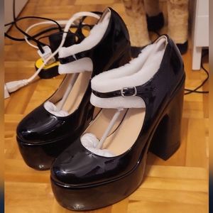 Black Mary Janes size 8.5 US